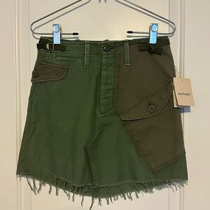 Mother GI JANE Mini Skirt